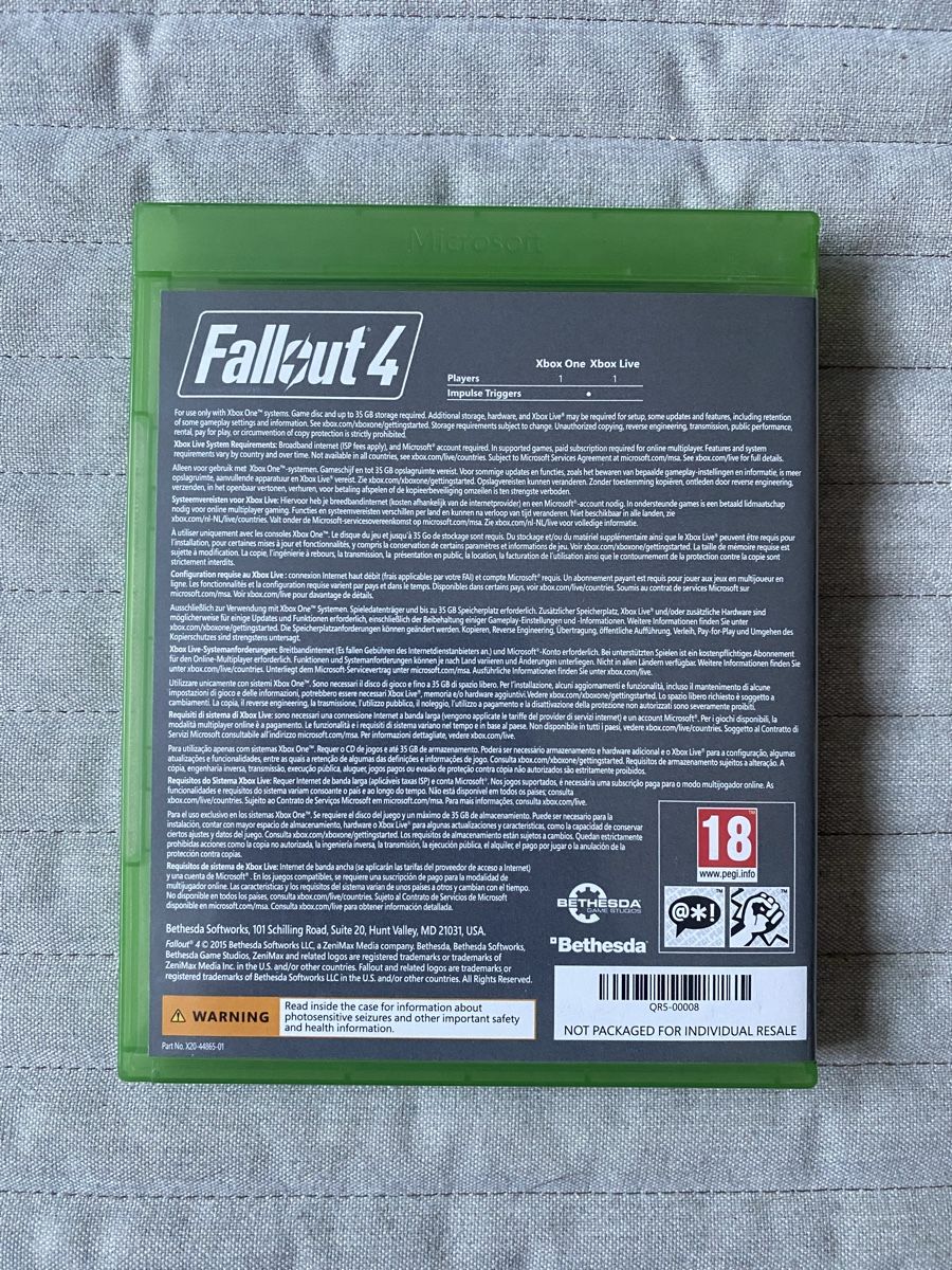 Microsoft Spiele: Fallout 4 für Xbox One – Gebraucht aus Thunstetten von Virus_33 2