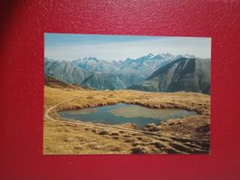 AK Wanderung Bergseen Wallis Bergsee a. Hohfluh m. Beschrieb