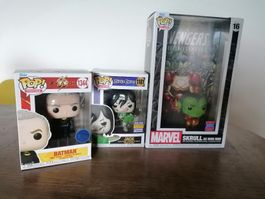 3 figurines Funko Pop Marvel Batman et Jack neuf