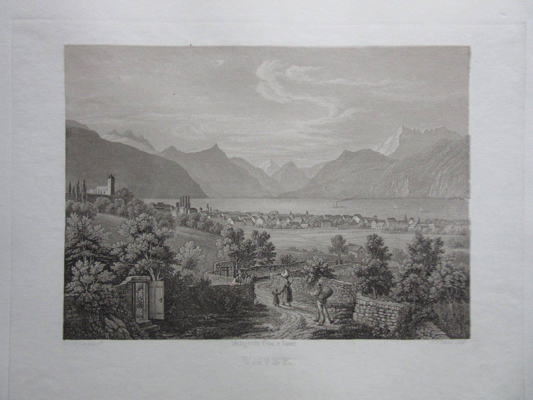 Incisioni: VEVEY AQUATINTA – Usato da Gersau venduto da grafik-kunst 1