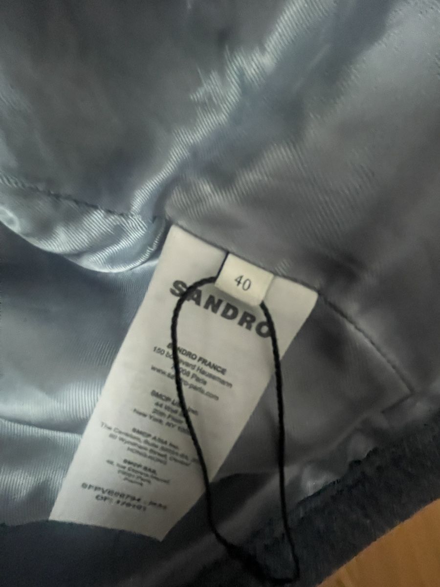 Sandro Giacche: Sandro philippa denim tweed jacket - 40 – Usato da Brugg AG venduto da Lovelux73 4