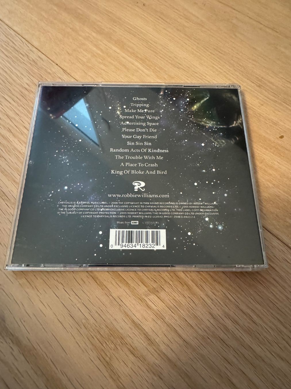 CD: CD Robbie Williams; Intensive Care – Usato da Winkel venduto da Schorley 1
