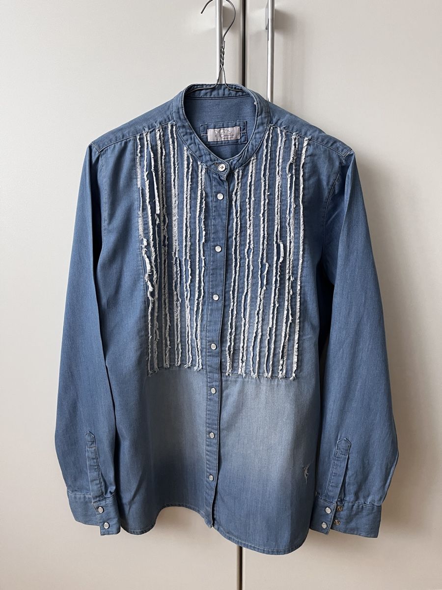 Camicette: Damen Jeanshemd Gr. 40 Emily – Usato da Zürich venduto da Kleanthy