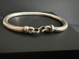 Massiver Sterling Silber Armband