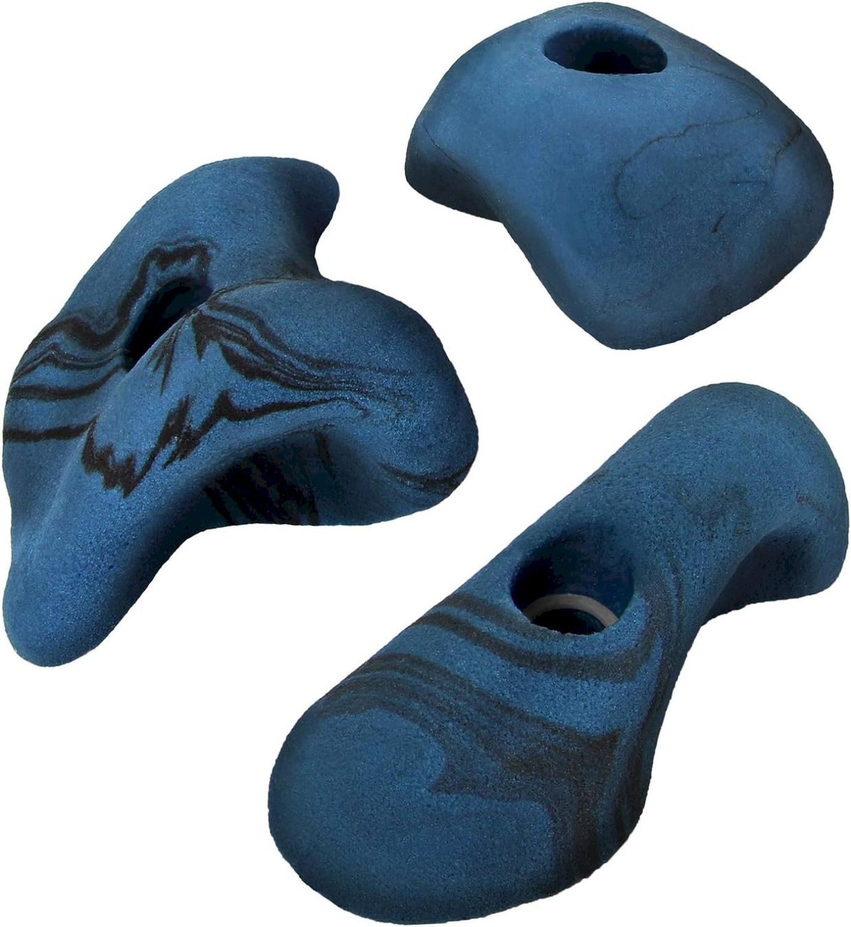 Pareti & prese d'arrampicata: 35 Klettergriffe blau +Schrauben+Muttern – Nuovo e nell'imballaggio originale da Bottighofen venduto da zaap 1