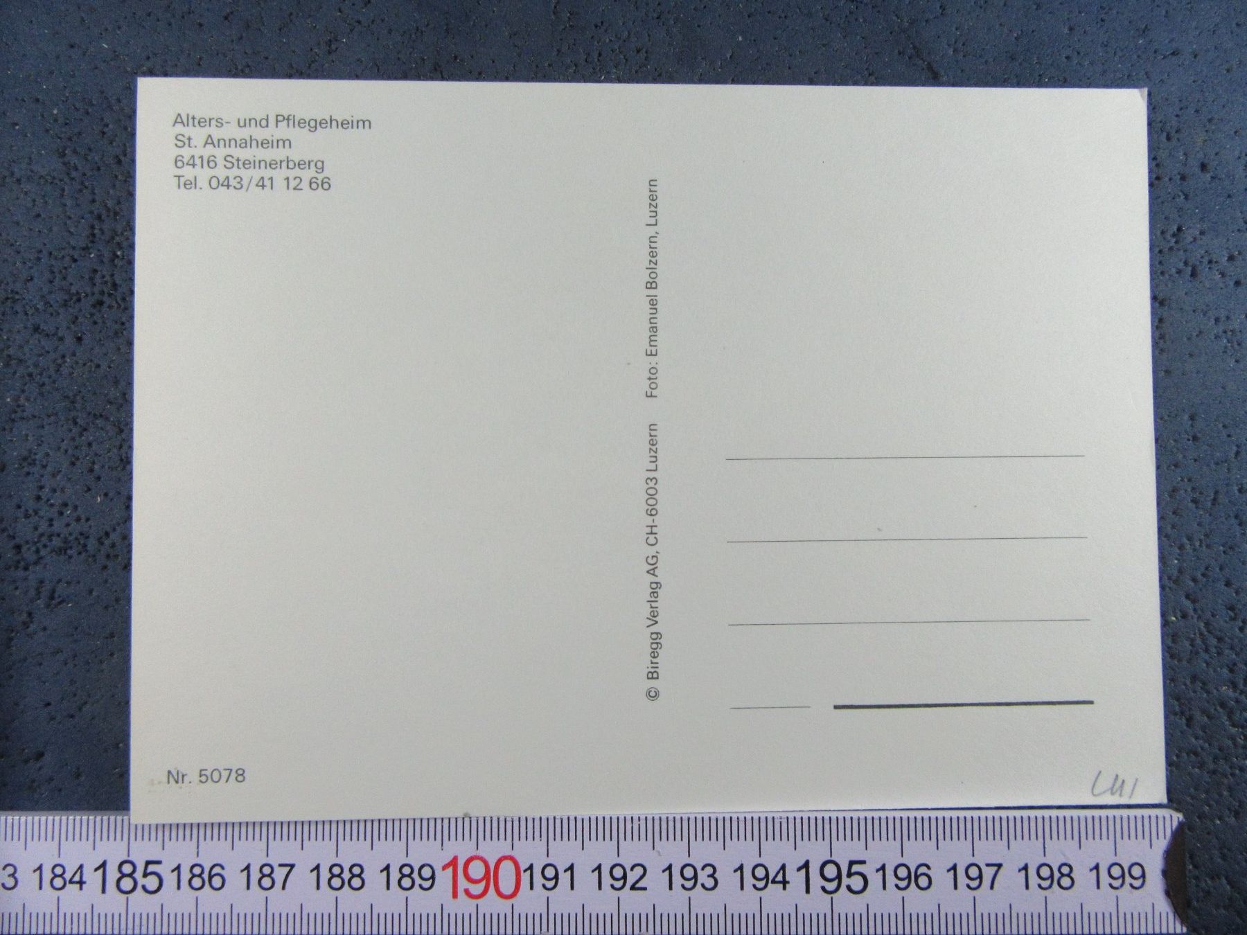 Cartoline postali: STEINERBERG ST.ANNAHEIM LU AK – Nuovo (secondo la descrizione) da Ettingen venduto da Hausi4711 1