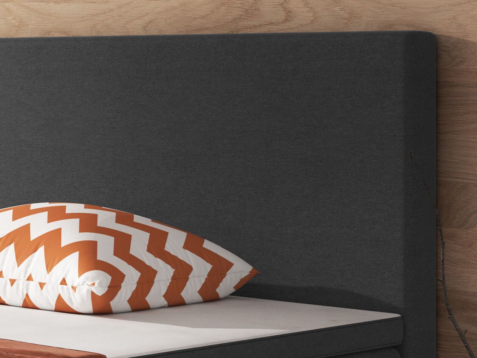 Letti: Boxspringbett 180x200 Anthrazit Doppelbett Bett Hotelbett – Nuovo e nell'imballaggio originale da Wallenwil venduto da toesstal-vertrieb 3