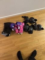 Inlineskates + Protectors,Gr. 34-36 