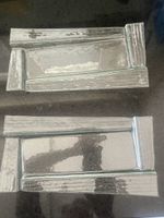 2 Dessert-Teller/Glas-Schalen (15cm x 30cm)