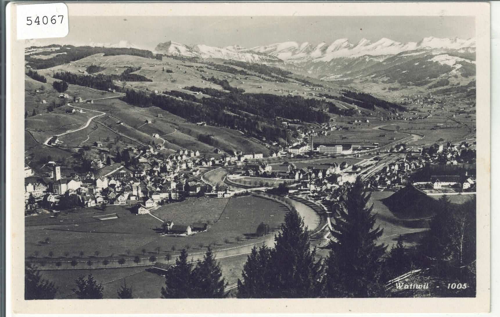 Cartes postales: Wattwil - Generalansicht – D'occasion à Ettingen par Kartenplanet