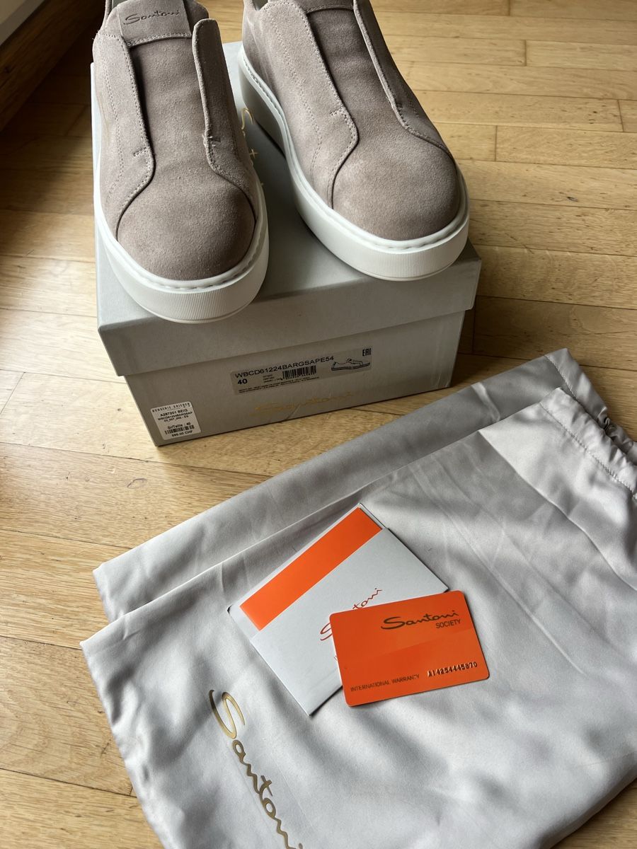 Scarpe da donna: Santoni Wildleder Sneaker - NEU – Nuovo e nell'imballaggio originale da Zürich venduto da kim_8lbq 5
