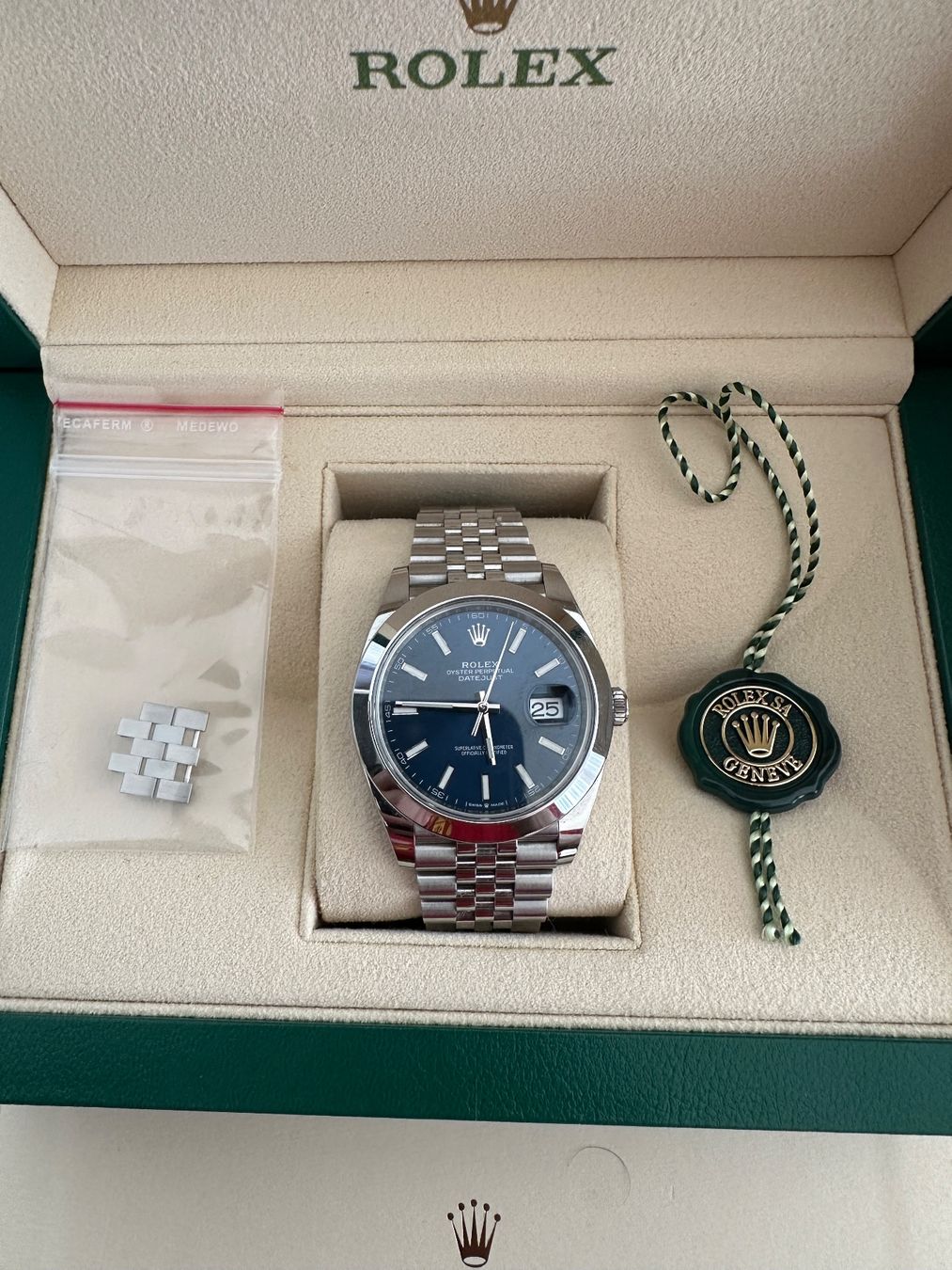 Rolex Orologi: Rolex Datejust Oyster Perpetual Blau 41mm – Usato da Buchs AG venduto da ala_z7fw 1