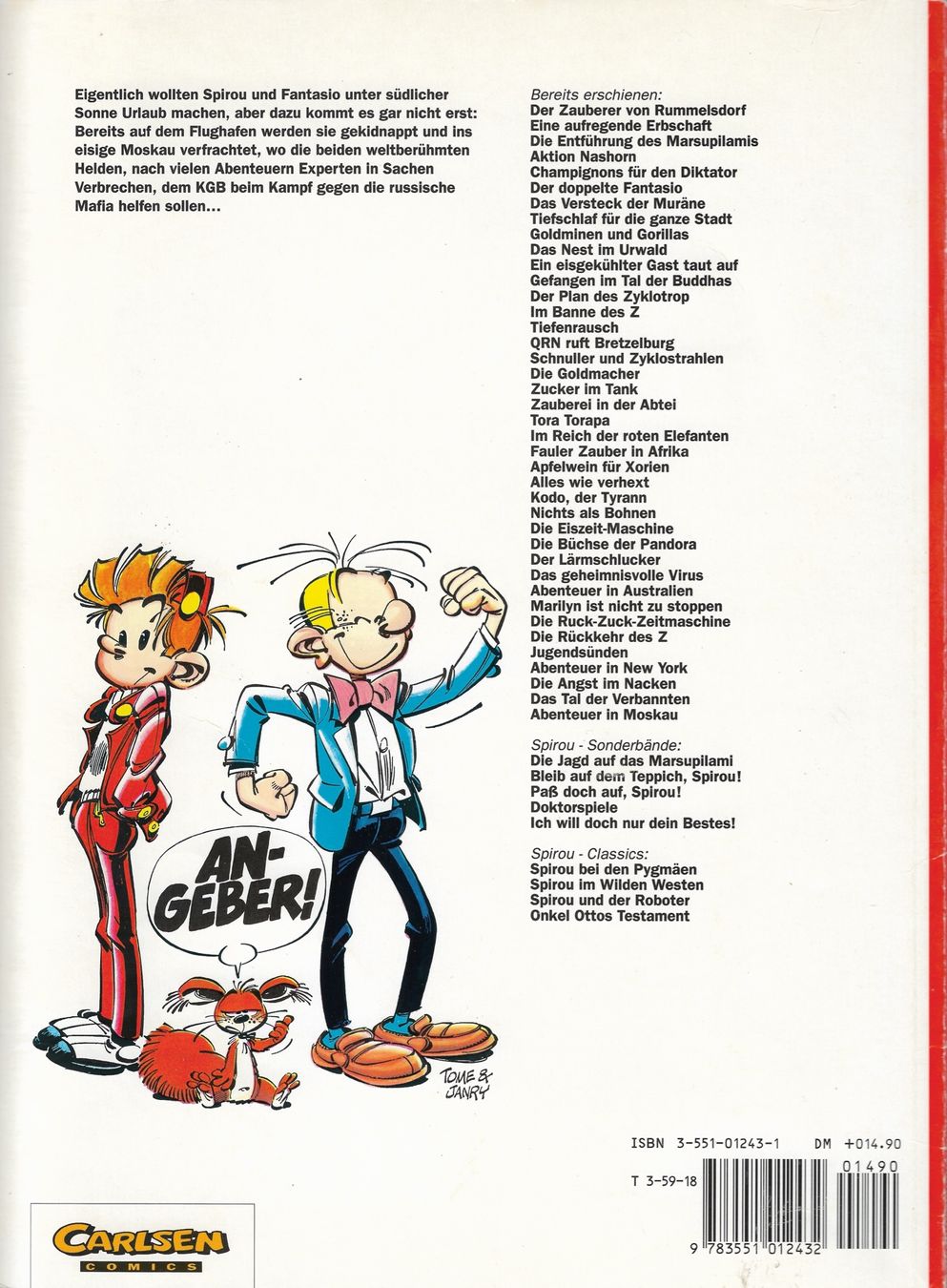 Fumetti: Comic Spirou und Fantasie – Usato da Uster venduto da Falbela01 1