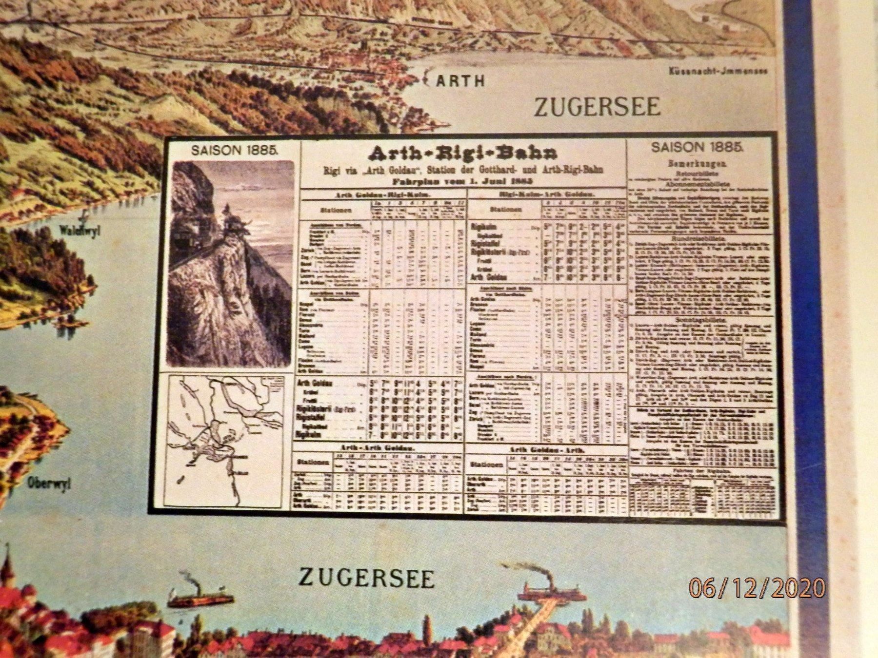 Cartoline postali: Ansichtskarte, Plakat  Arth-Rigi-Bahn – Usato da Ueberstorf venduto da dinbau 2