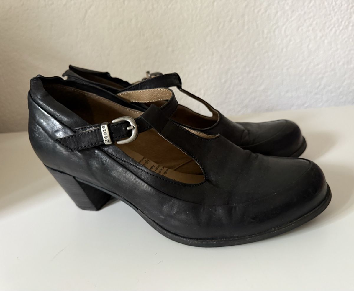 Damenschuhe: Dkode Leather T-Strap Heel Shoes - Elegant & Comfortable 39 – Gebraucht aus Zürich von Vma_reuse 4