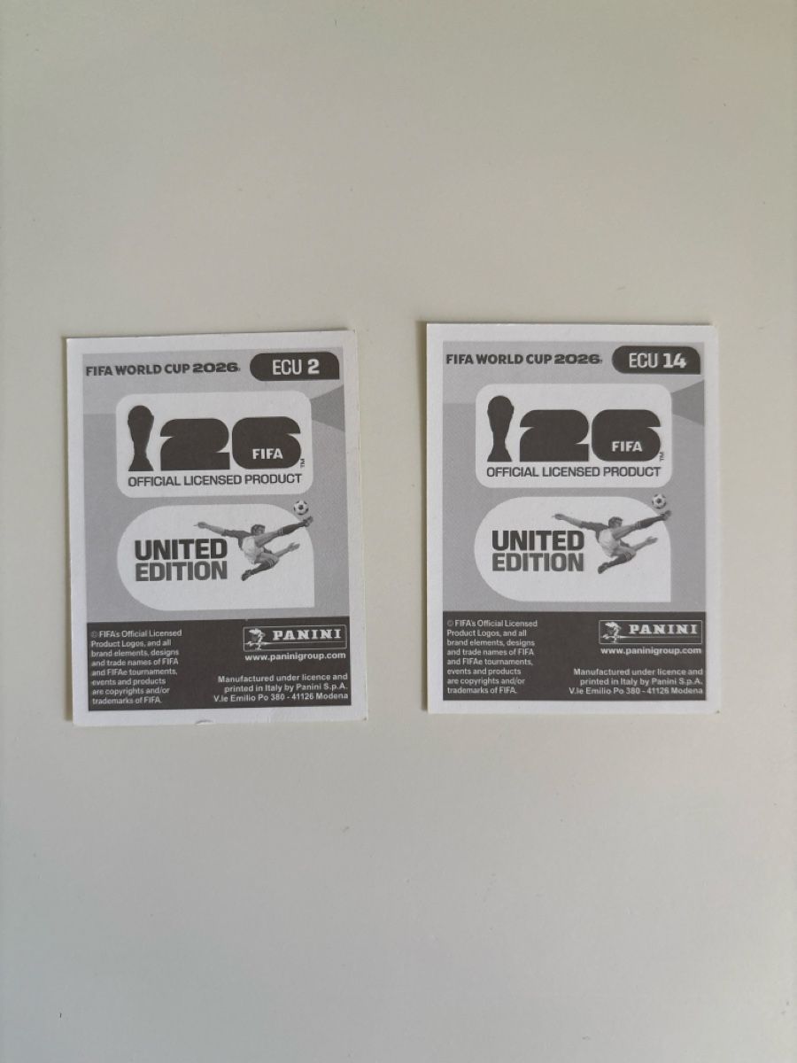 Panini Carte collezionabili: Panini: ECU 2,ECU 14 – Nuovo (secondo la descrizione) da Basel venduto da min_xq6x 1