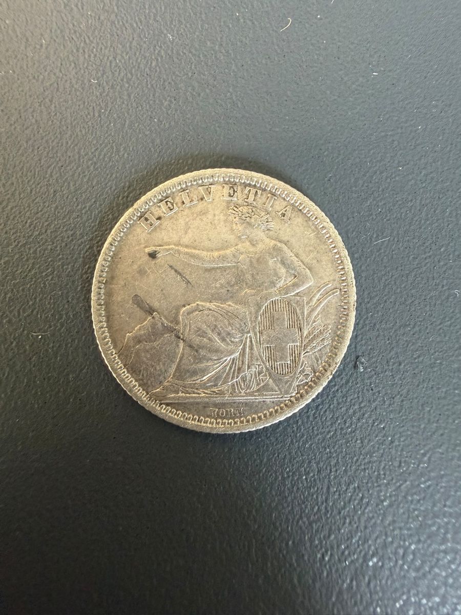 Tutti le monete: Ancienne pièce 1frs !1861! – Usato da Posieux venduto da DC1109 1
