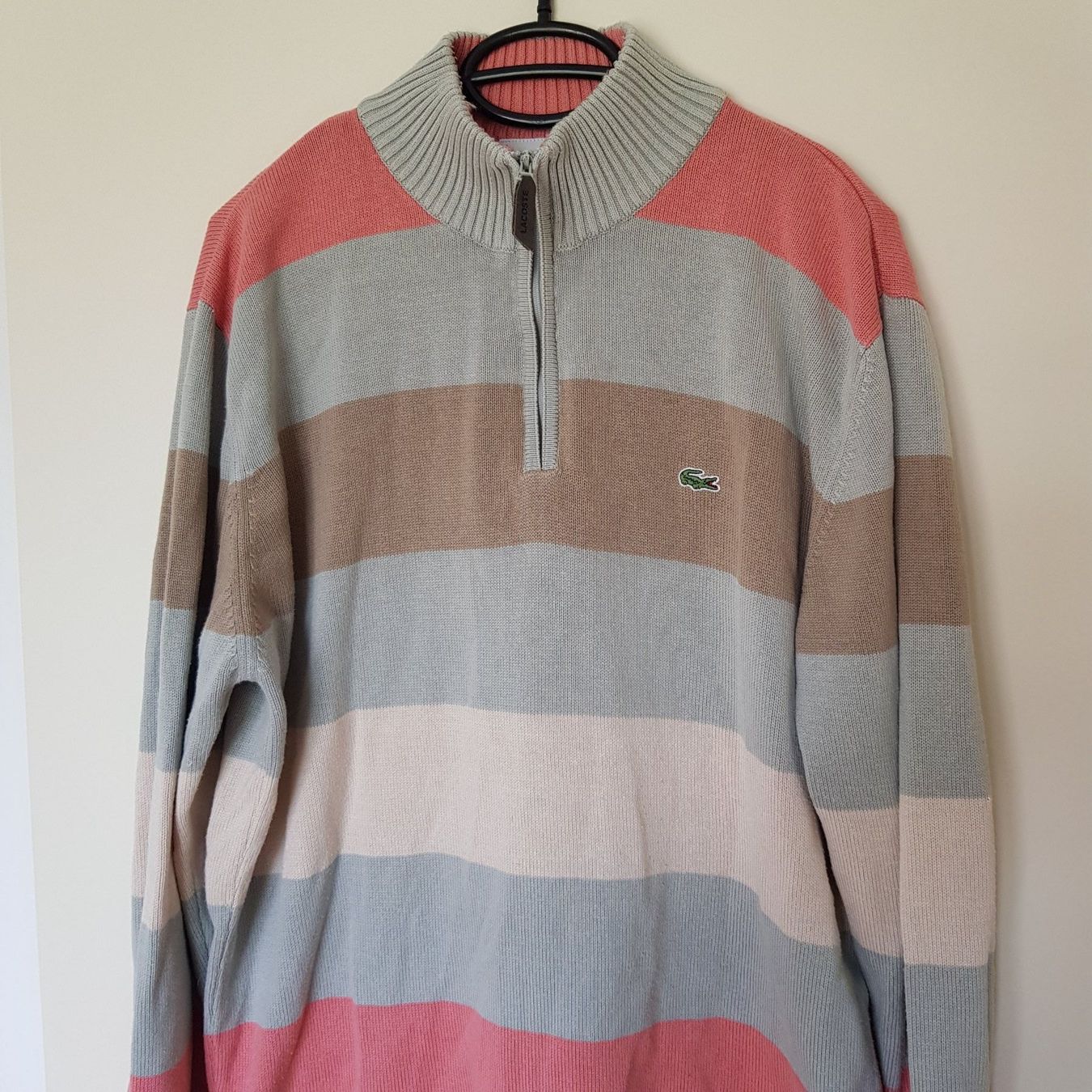Lacoste Maglioni & Felpe: Gestreifter Lacoste Pullover Gr. 6, 52, XL, pastell – Usato da Belp venduto da Sunny132