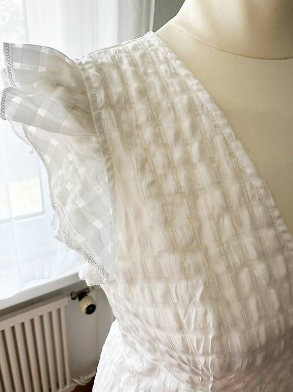 Vestiti: Weisses Sommerkleid Damen Gr. M - romantisch & luftig – Usato da Zumikon venduto da luthien1805 4