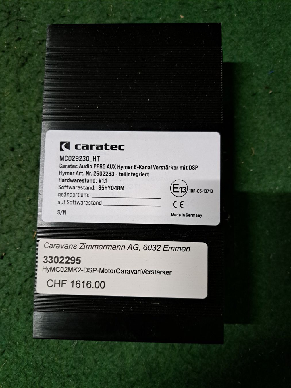 Amplificatori: Verstärker HyMC02MK2-DSP-MotorCaravan – Nuovo e nell'imballaggio originale da Emmen venduto da CZ6032