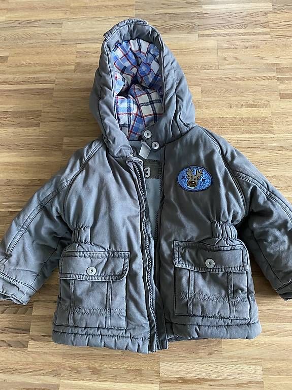 Jacken & Mäntel: Winterjacke gefüttert grau Gr. 74 – Gebraucht aus Merlischachen von Jamie-Tristan