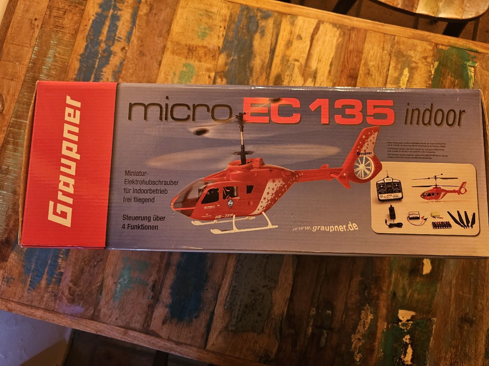 Modellismo RC: Graupner EC 135 Miniatur Helikopter – Nuovo e nell'imballaggio originale da Meisterschwanden venduto da Luluku 5