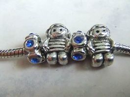 Perle    Biene   Tibet Silber  Aktion!!