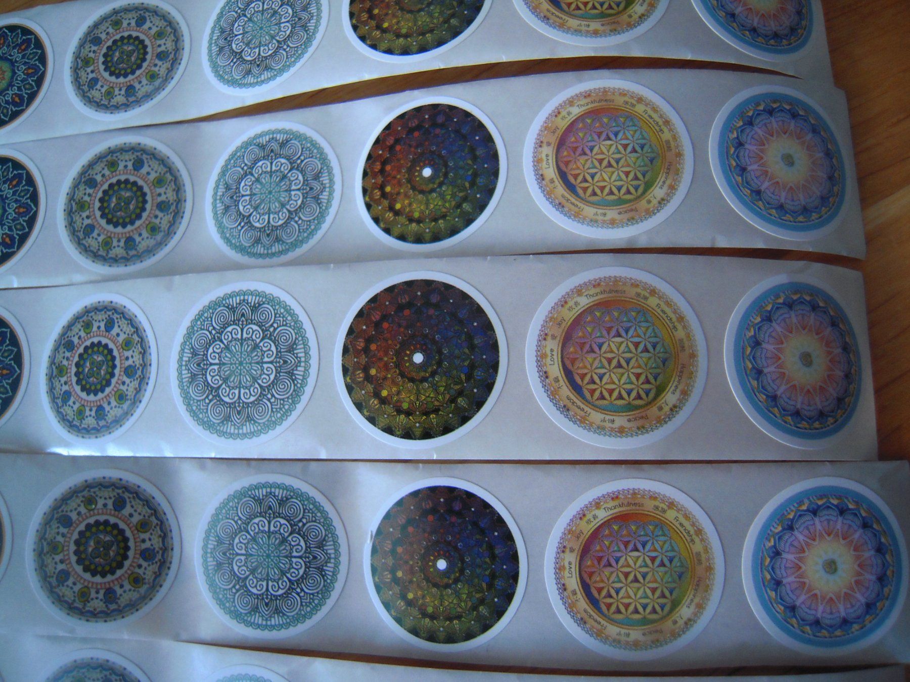 Sticker: 100 Neue Mandala Sticker / Aufkleber – Nuovo e nell'imballaggio originale da Uzwil venduto da visions77 1