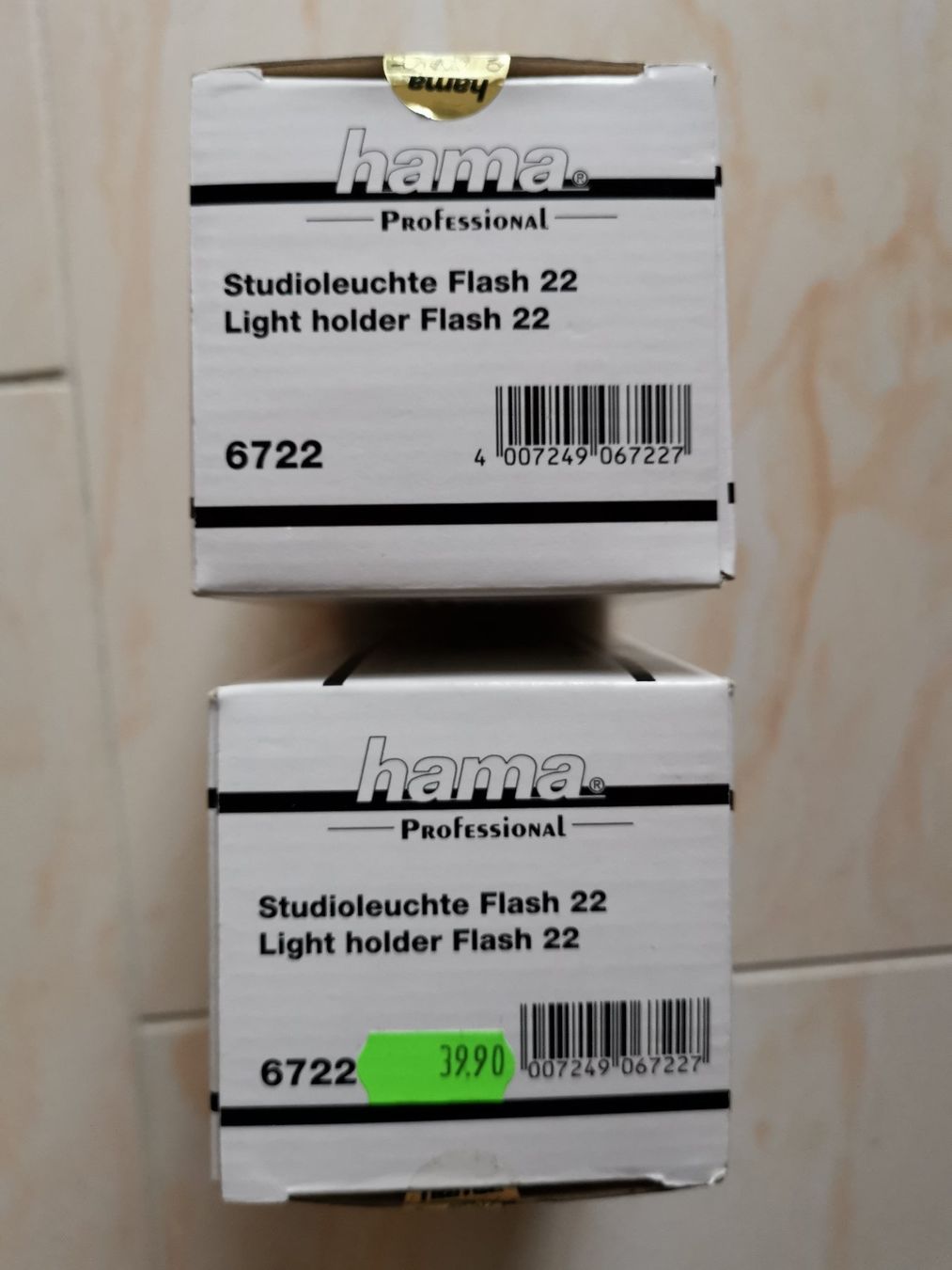 Laboratorio & Camera oscura: Foto Labor, 2 hama Studioleuchten Flash 22 – Nuovo e nell'imballaggio originale da Dornach venduto da Hei50 2