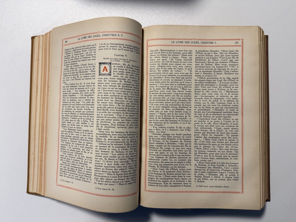 Livres: La Bible - Version Synodale - Édition de 1930 – D'occasion à Ardon par Momovs99 3