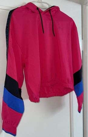 Fila Hoodie, Grösse XL, Pink/Blau/Schwarz