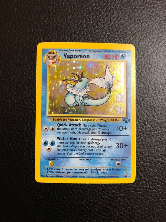 Jungle Vaporeon Holo 12/64 Ab 1 | Kaufen auf Ricardo