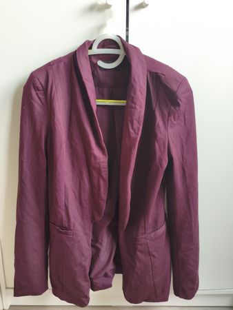 Blazer Anna Field colore bordeaux taglia XS usato