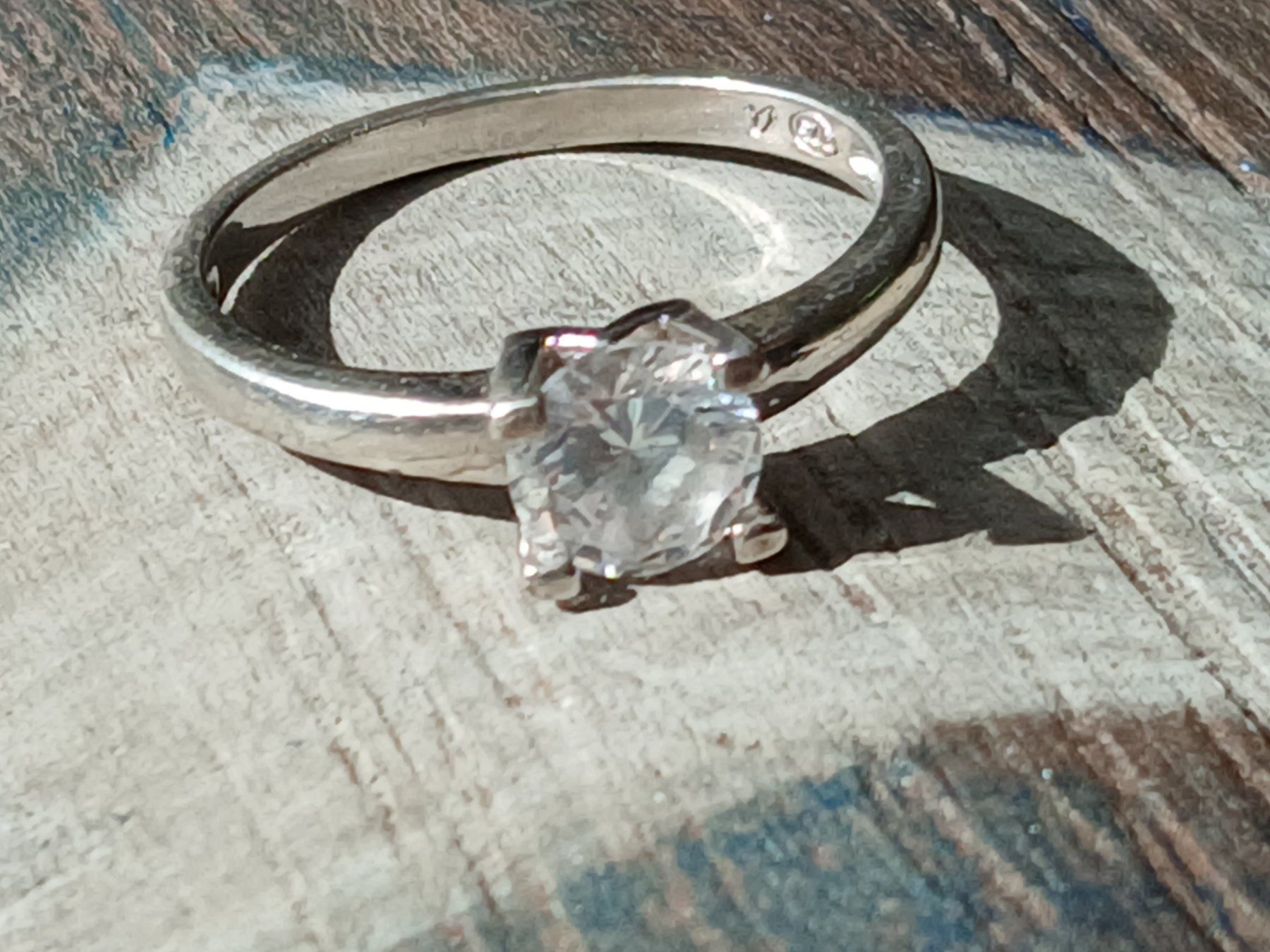 Ringe: Ring mit Zirkon 925 Silber – Gebraucht aus Stallikon von madi0320