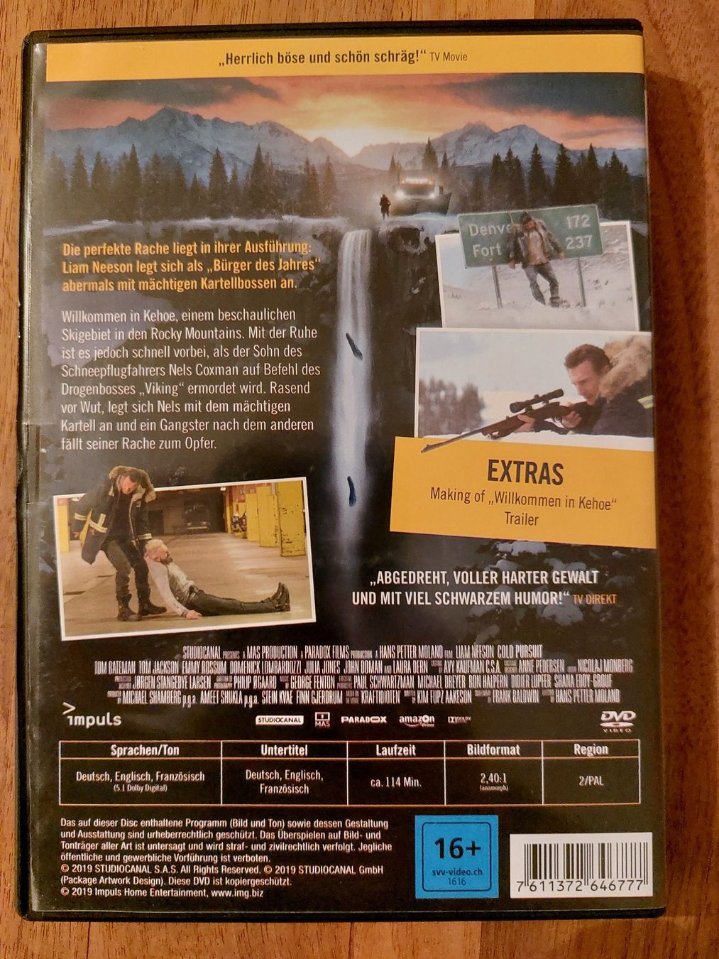 DVD - Hard Powder mit Liam Neeson (Gebraucht) in Rheinfelden für CHF 1. ...