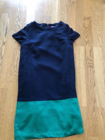 KLEID S.OLIVER 34 dunkelblau/ grün