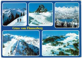 Flumserberg - 5 Bild AK