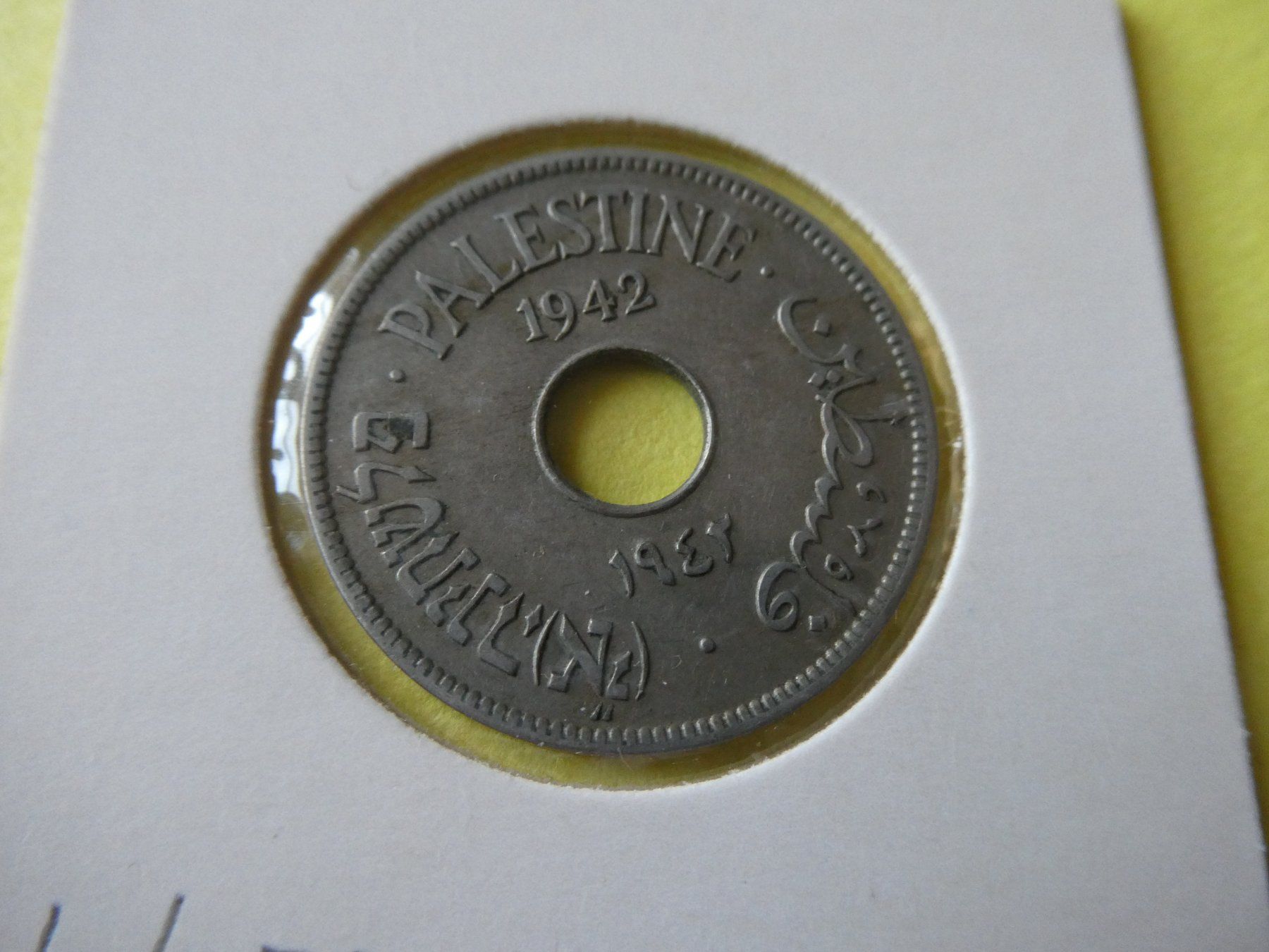 Tutti le monete: Palästina 1942, 10 Mils – Usato da Hinterforst venduto da Rohusri 1