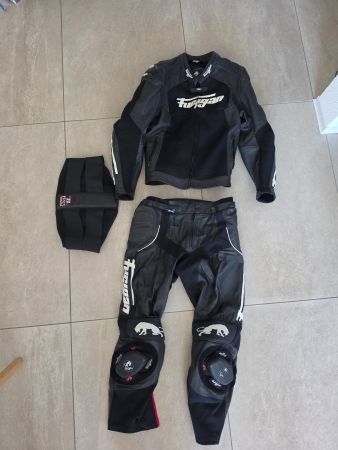 Furygan Lederkombi 2-Teiler Gr. XL inkl. Nierengurt | Abholu