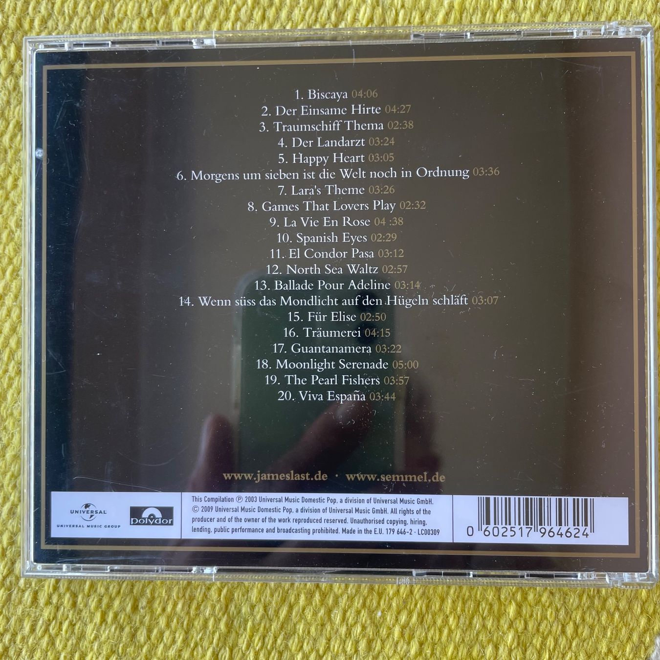 CDs: JAMES LAST-GREATEST HITS GOLD – Gebraucht aus Rorschacherberg von CD-Roli 1