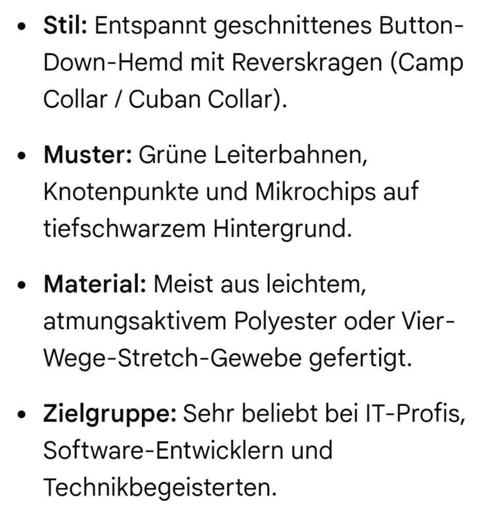 Hemden: Cooles "Computer Circuit Board" Kurzarm Hemd - Gr. L – Neu (gemäss Beschreibung) aus Winterthur von bibummi 4