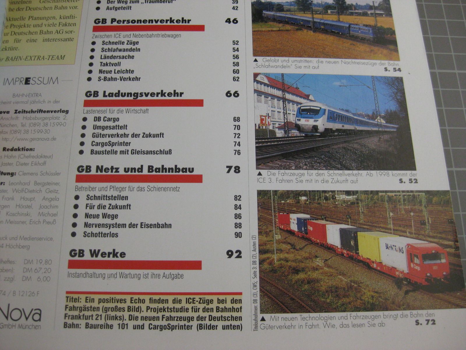 Bücher: Heft: Lexikon Deutsche Bahn – Gebraucht aus Malters von Marosko 2