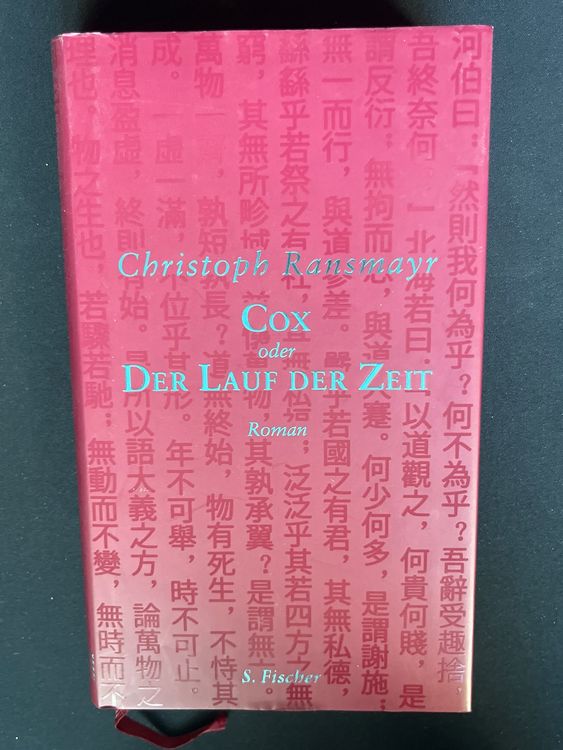 Ransmayr: Cox oder Der Lauf der Zeit, Roman (Gebraucht) in Forch für ...