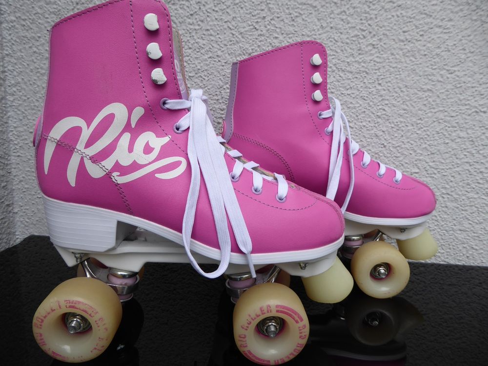 RIO ROLLER SCRIPT RetroRollschuhe 39.5 quad skates vegan Kaufen auf