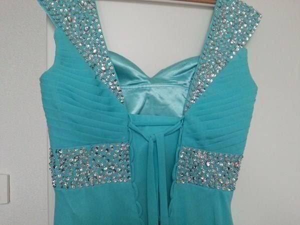 Vestiti: Abendkleid Türkis Chiffon 40 oder 46 - AUSVERKAUF – Nuovo e nell'imballaggio originale da turbenthal venduto da lory300zx 2