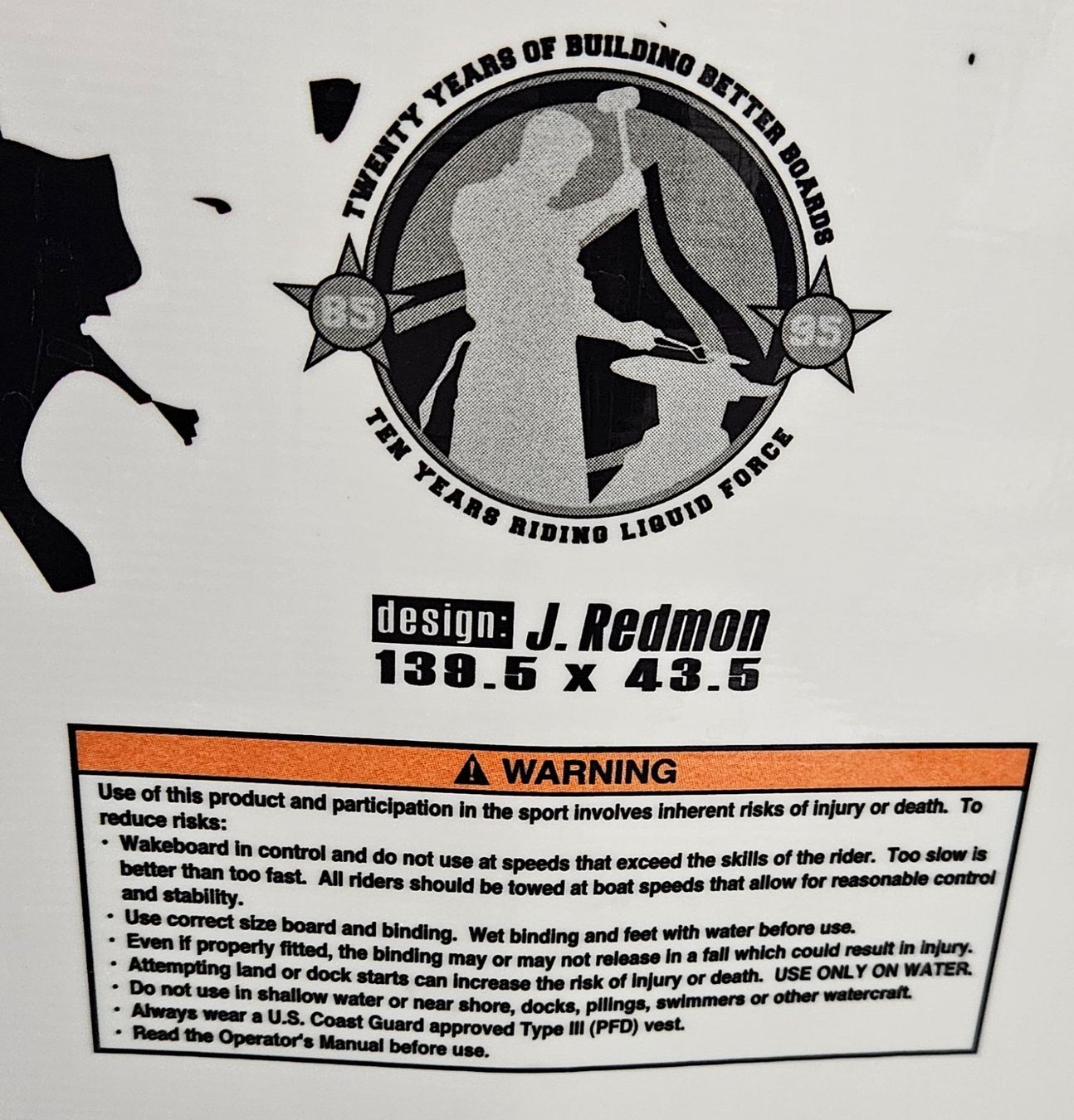 Tavole da surf e di nuoto: Wakeboard Liquid Force, Bag und Handschuhe Fr. 179.- – Usato da Kleindöttingen venduto da Ballu33 6