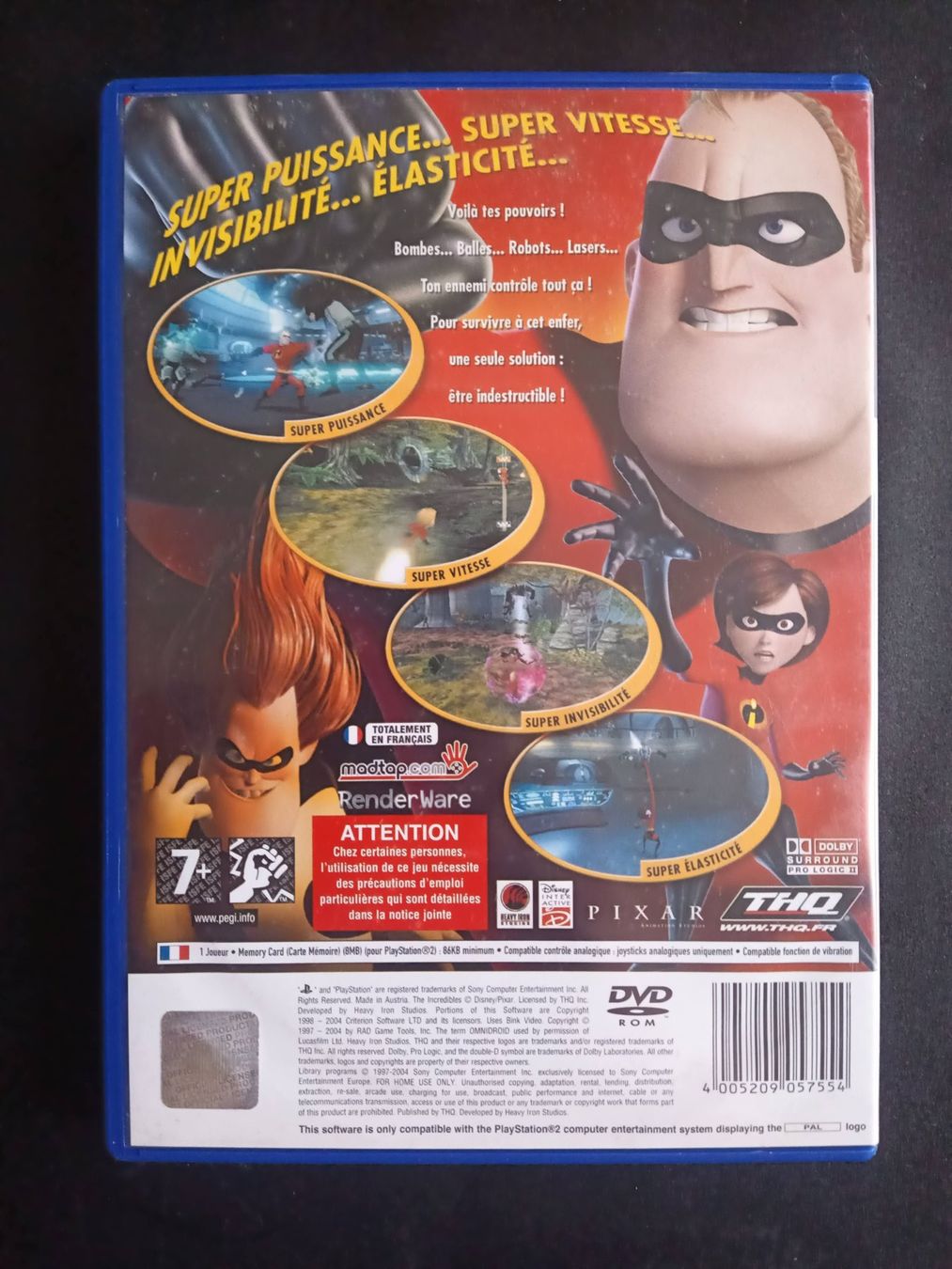 Giochi: Les Indestructibles - PS2 – Usato da Renens VD venduto da JoliCoeur1020 1