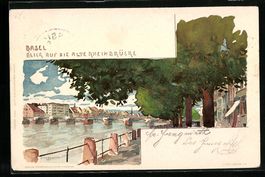 Fritz Voellmy: Basel, Blick zur alten Rh