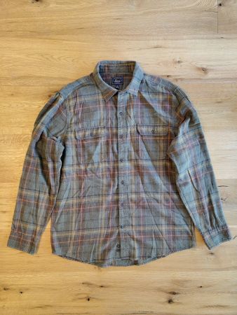 Bass Flannelshirt L grün