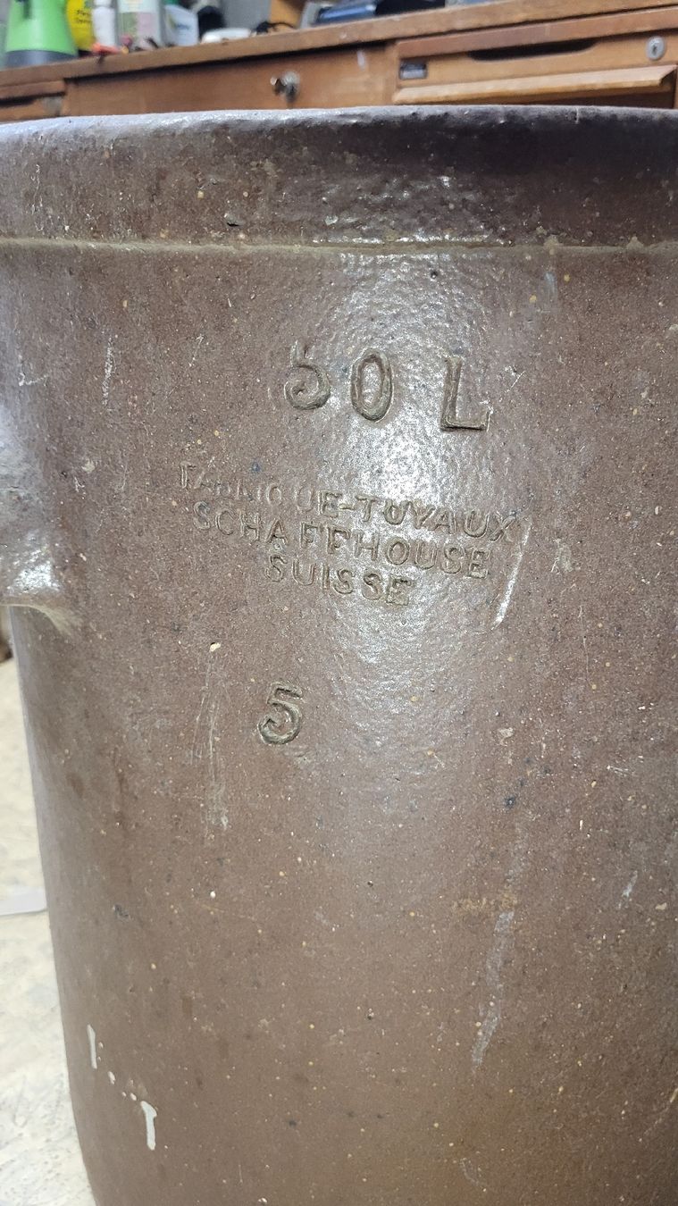 Pentole: Antiker 50L Sauerkraut Stampftopf – Usato da Hindelbank venduto da Stephu1 1